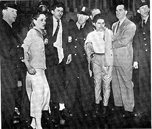 Lolita Lebron arrested outside House of Representatives 1954