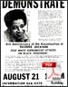 6th Anniversary of the Assassination of George Jackson