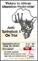 Victory to African Liberation World-wide! Anti-Springbok 5 on Trial