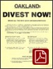Oakland: Divest Now!