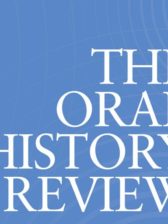 The Oral History Review Journal Cover